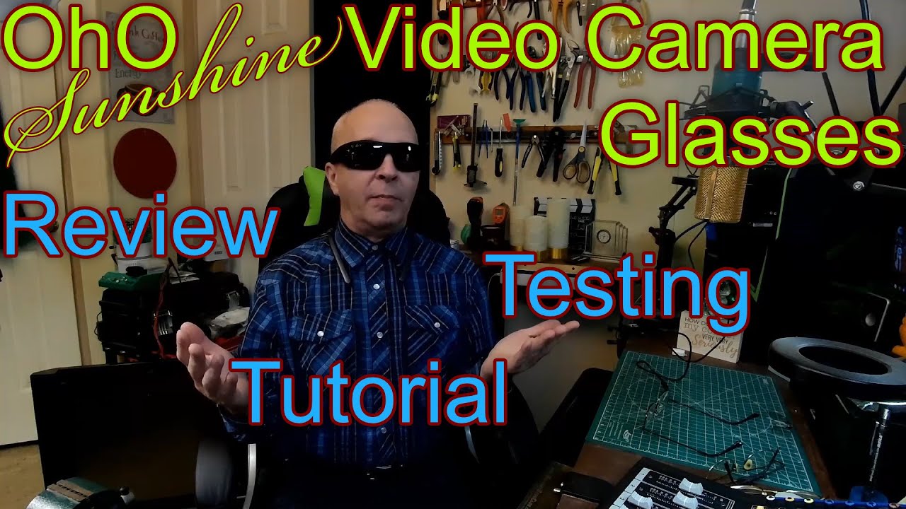 OhO Sunshine Video Camera Glasses Review, Testing And Tutorial