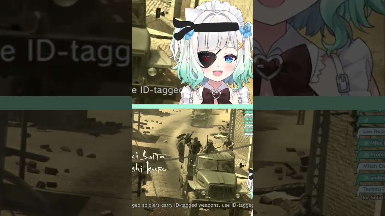 Mint reacts to Snake's Opening Monologue in MGS4 #mintolive  #vtuberclips  #vtuber #metalgearsolid