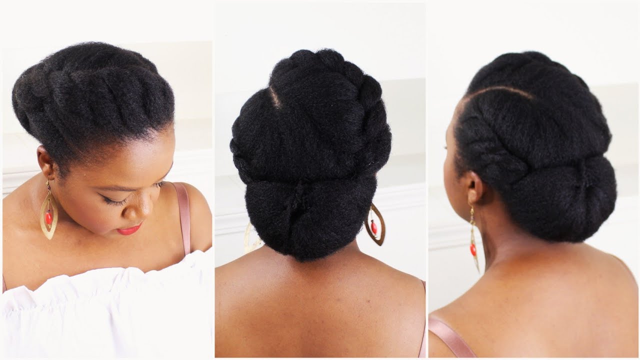 Quick Elegant Flat Twist Hairstyles | Natural Hairstyles with no Extensions