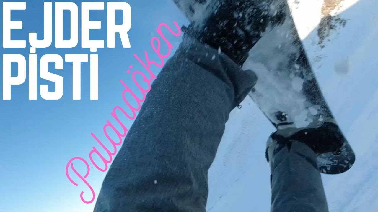 #snowboard SNOWBOARD İLE BİR TUR ATMAK! (Palandöken Ejder Pisti'nde Adrenalin!)