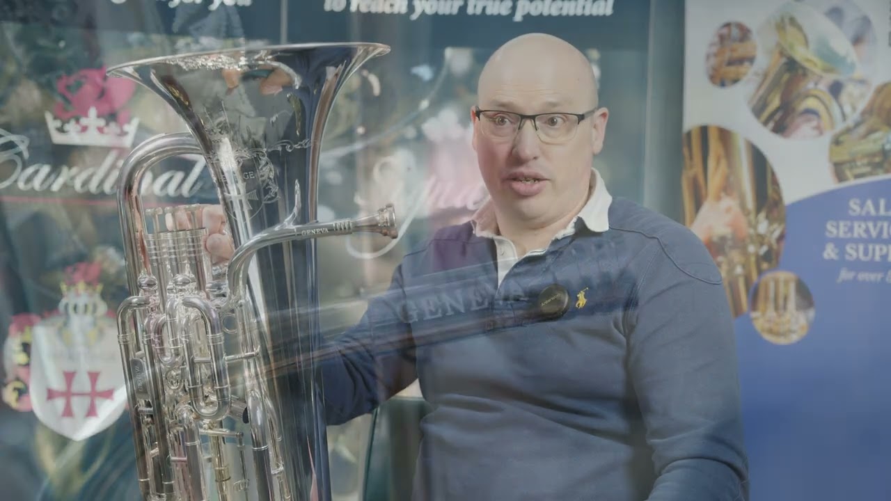 John Storey tries out the Geneva Heritage Euphonium