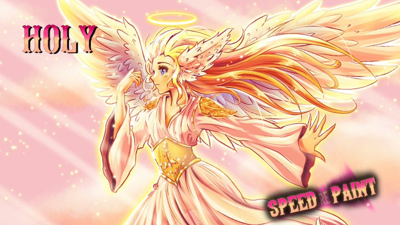 Holy illustration #anime #speedpaint #angel #art #wings
