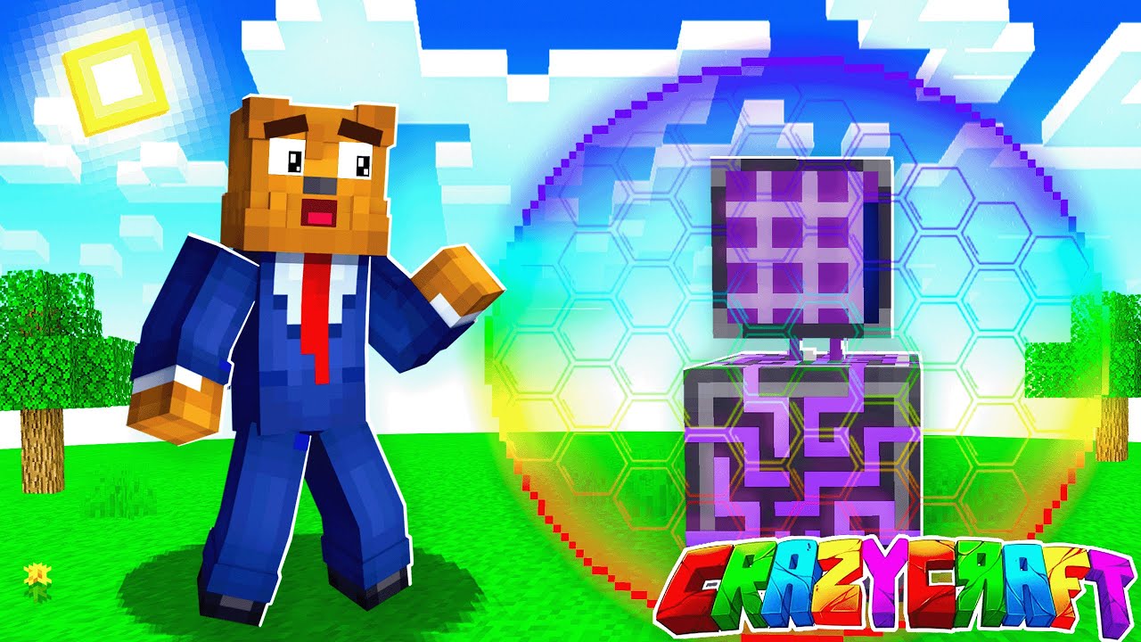 Creating A SUPER COMPUTER In Minecraft Crazy Craft