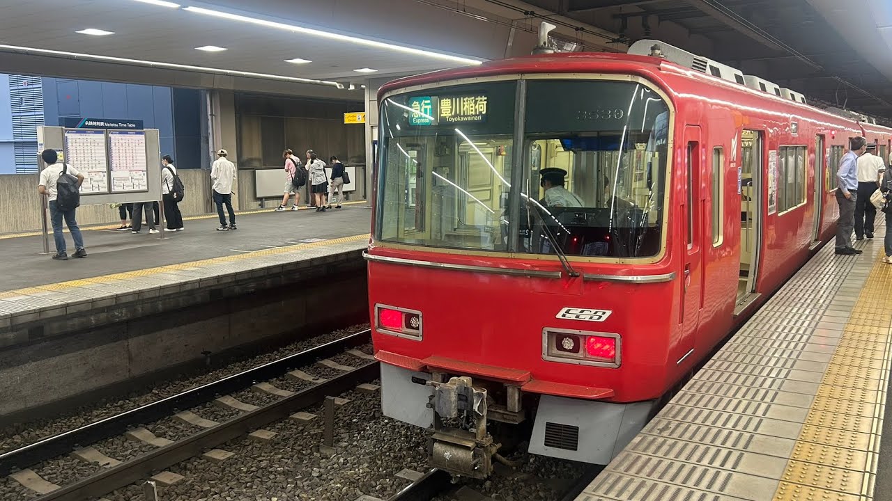3680号車､急行豊橋行き(国府宮〜新清洲)VVVFインターバー未更新車