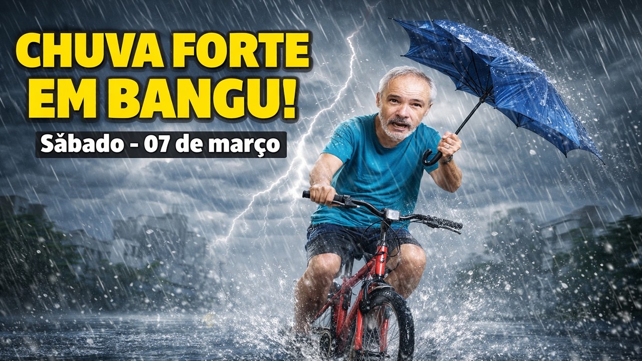 Chuva forte em Bangu - Sábado 07 de março
