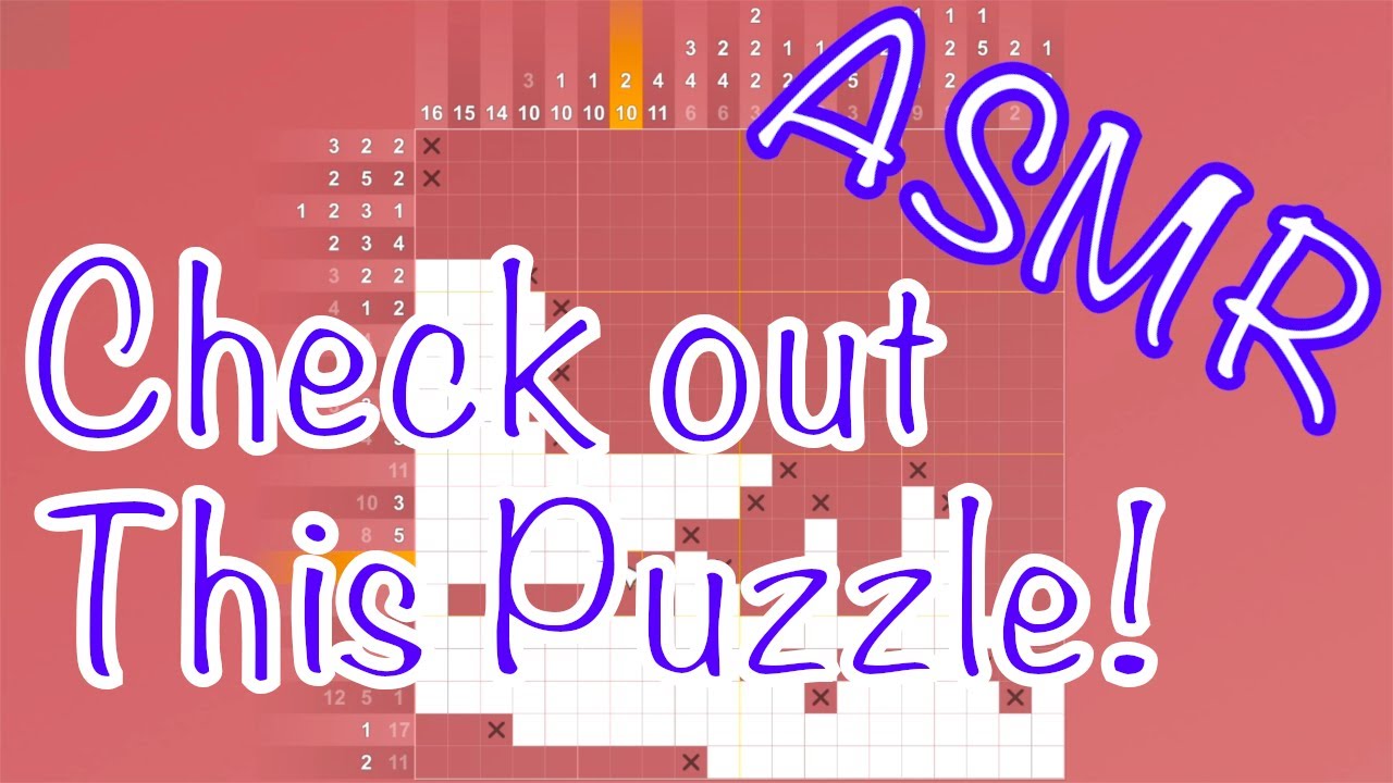 Whispered Puzzle ASMR 🎧 ~ Nonogram ~ Pictopix Mosaic 3 Puzzle 2