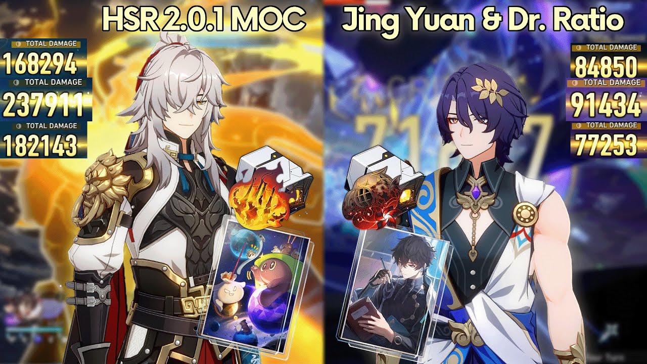 NEW 2.0 Memory of Chaos 12: Jing Yuan strikes down & Dr Ratio follows up | Honkai Star Rail