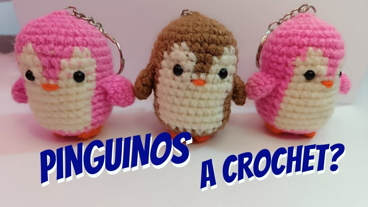 Llavero Pingüino a crochet paso a paso🐧 / fácil y rápido/ Munaycha Crochet
