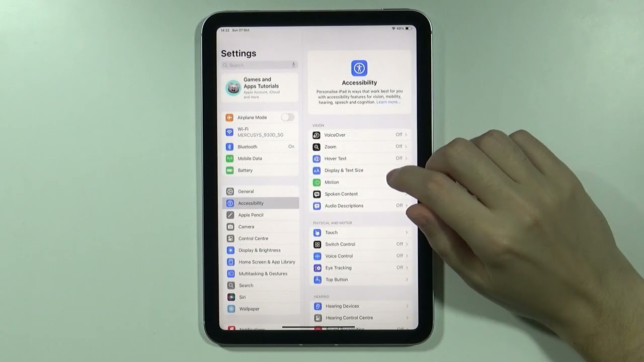 iPad Mini 2024 (7th gen): How to Turn On/Off Auto Brightness (Automatic Screen Brightness)