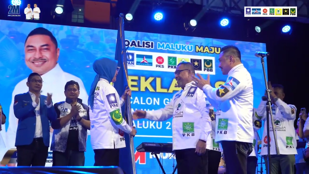 Deklarasi Paslon Gubernur & Wakil Gubernur, Murad Ismail & Michael Wattimena (2M)