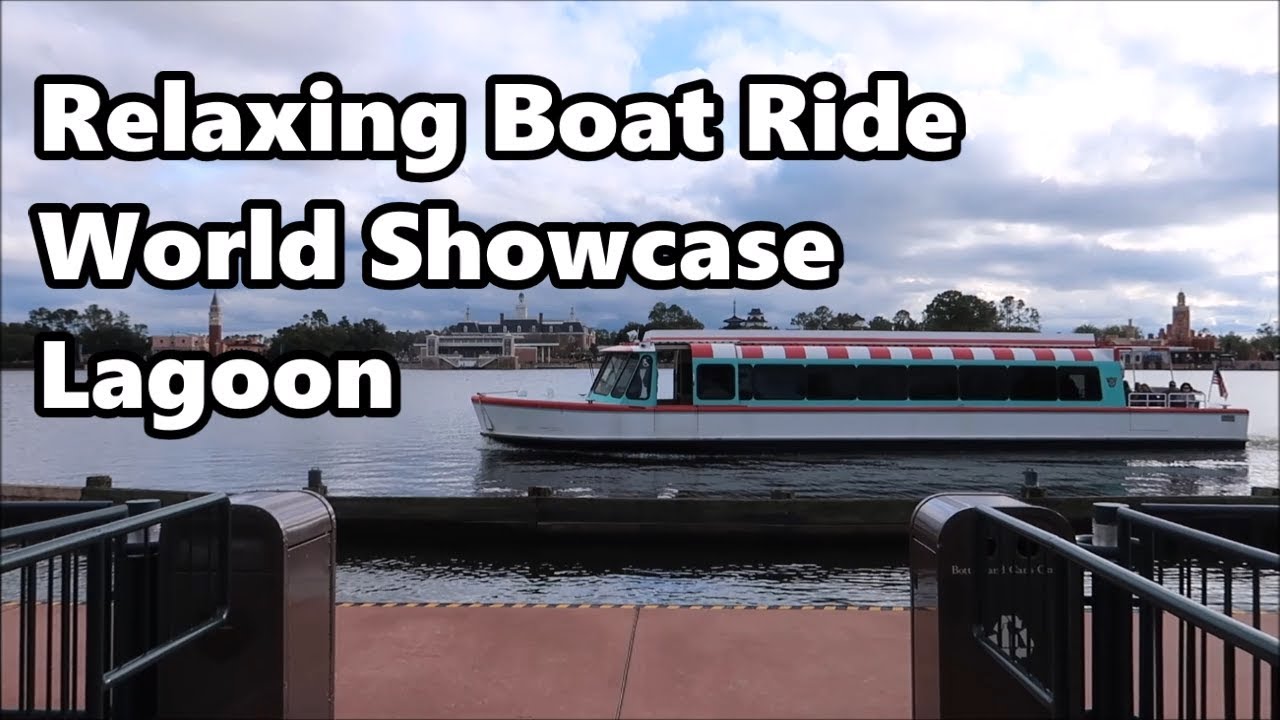 Relaxing Boat Ride Across the World Showcase Lagoon at Epcot | Walt Disney World