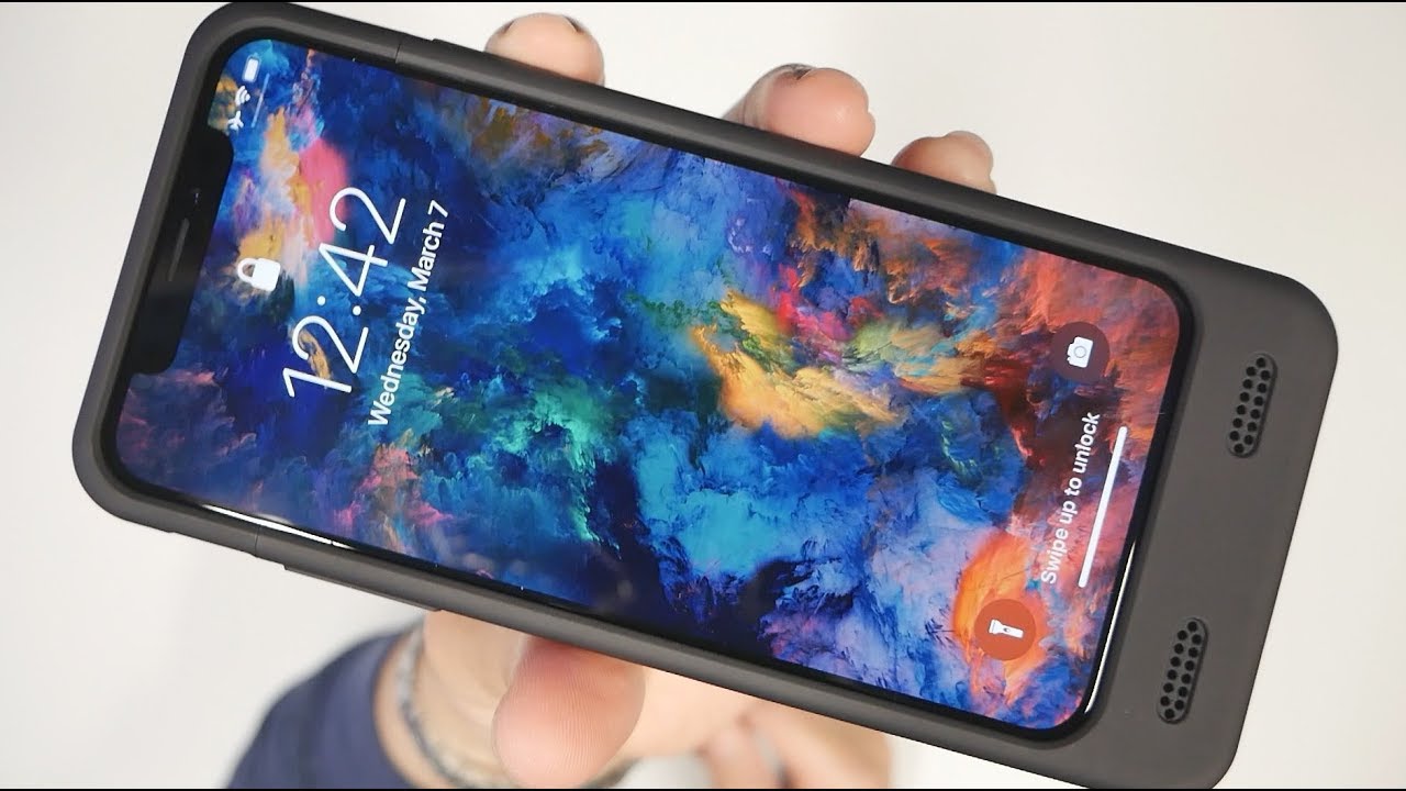 ZeroLemon: I got that iPhone X Battery Case Juicer - 4000mAh
