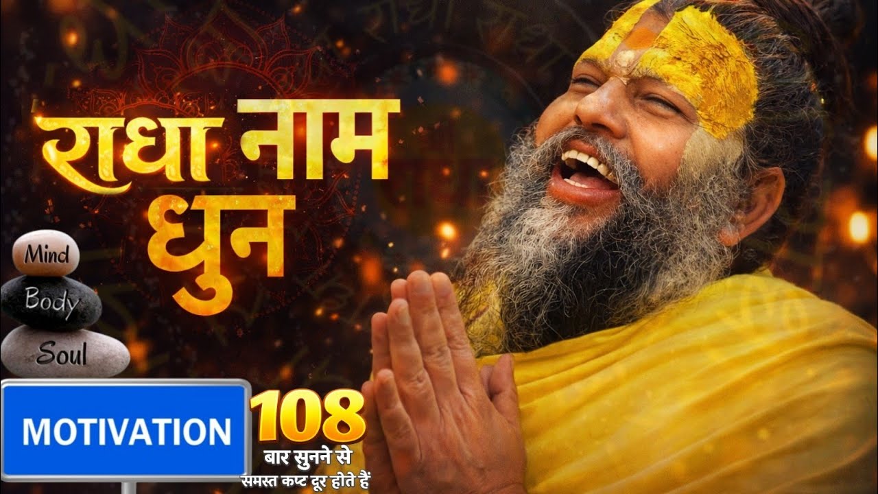 राधा नाम धुन !! Radha Naam Dhun!!अखंड श्री राधा नाम जप 1100!! श्री प्रेमानंद जी महाराज कि वाणी
