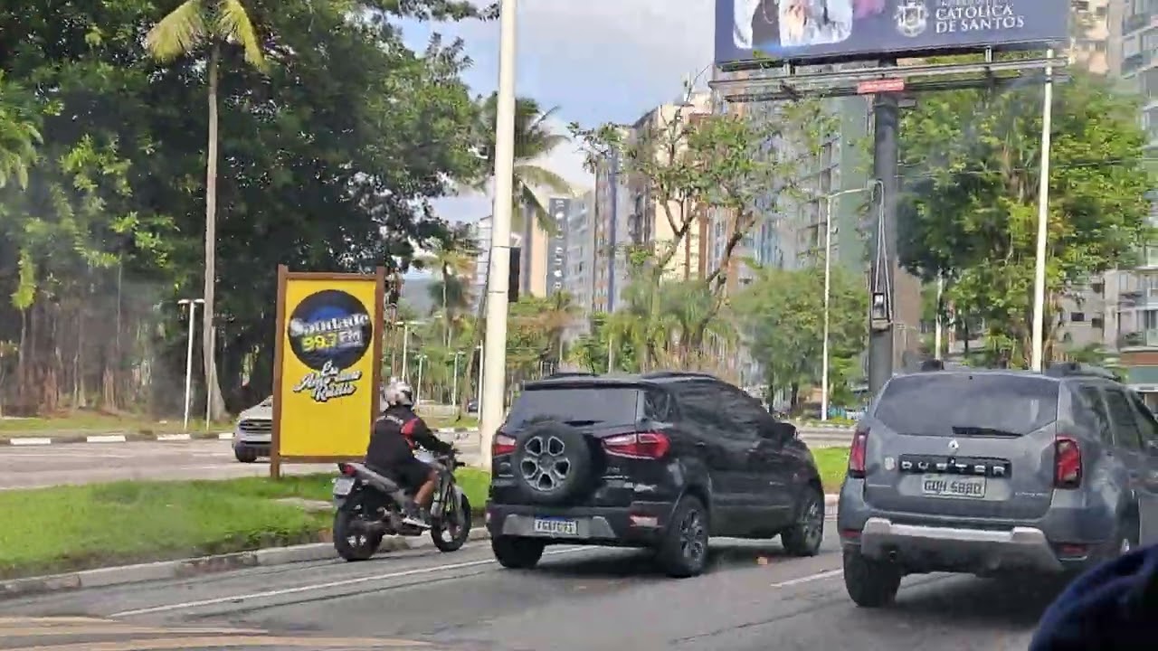 Entrando a la ciudad de São Vicente 