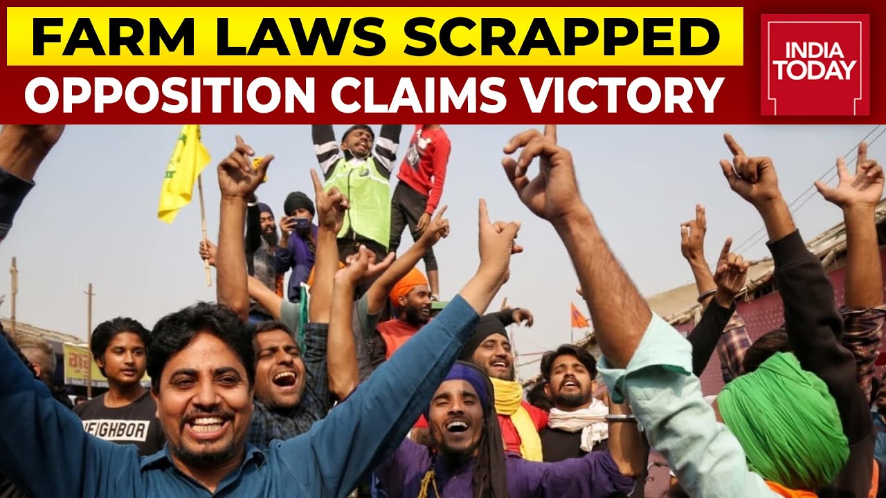 PM Narendra Modi Scraps All Three Farm Laws, Protesting Farmers At Ghazipur Border Hail Decision