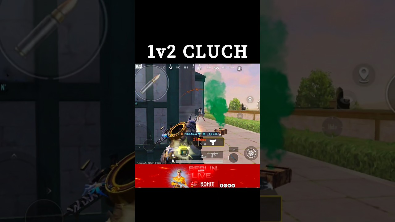 1v2 Cluch🥰 !! #PUBG #BGMI1v2 #GamingShorts #PUBGClutch #BGMIPro #IndiaGamer #gaming #pubgmobile
