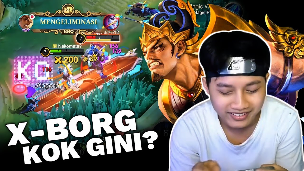 KETEMU TOP X-BORG TAPI KOK BEGINI⁉️Gatotkaca Gameplay - [Mobile Legends]