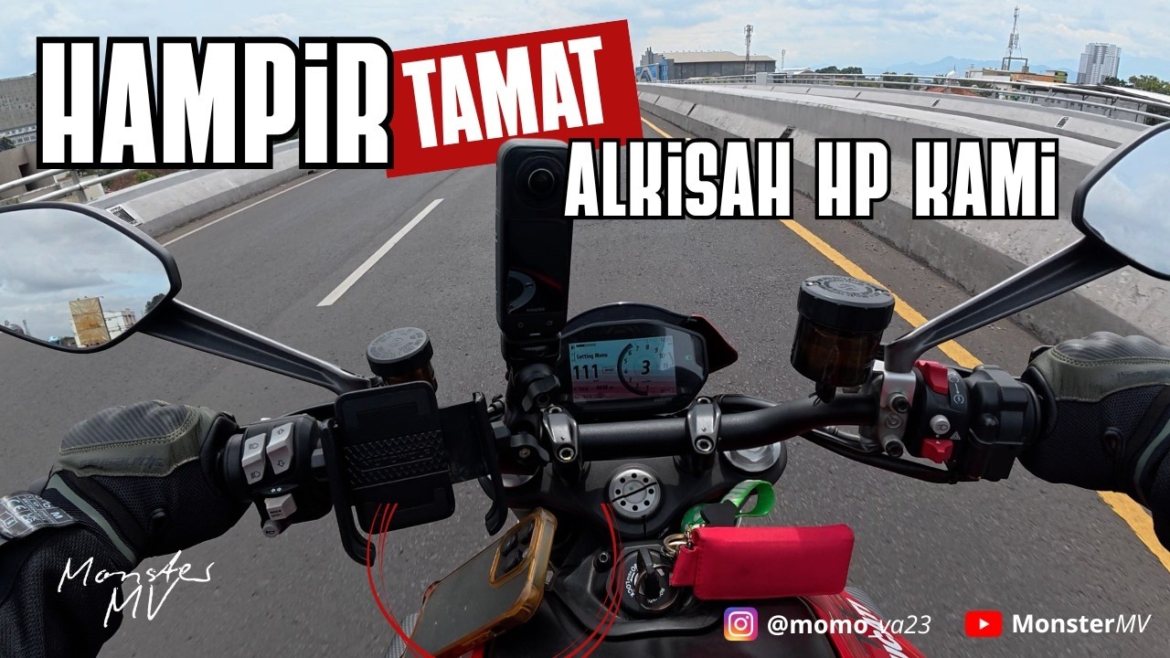 HAMPIR TAMAT ALKISAH HP KAMI | SPEEDING DUCATI MONSTER 937 | PURE SOUND