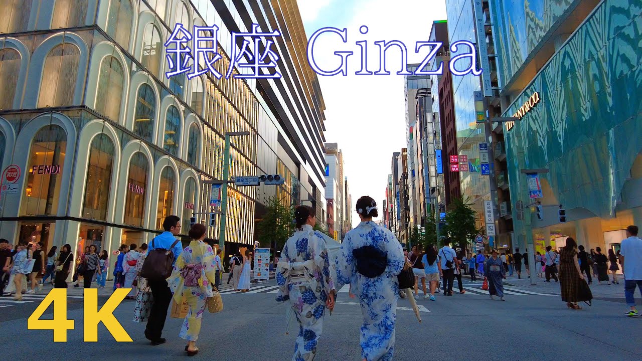 【4k】土曜日の銀座を散歩👑Tokyo walk-Ginza 2025