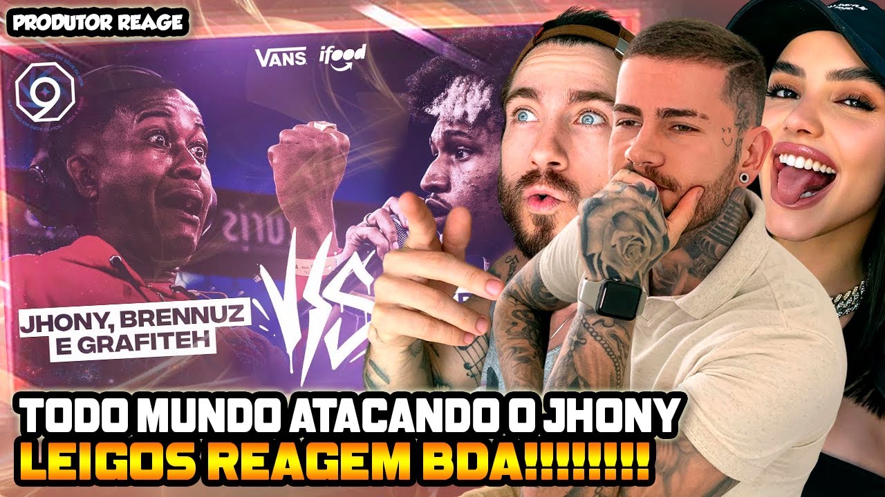 leigos reagem (PEGOU FOGO🔥) BRENNUZ JHONY E GRAFITEH X KROY BASK E JAPA | BDA 9 ANOS (REACT)