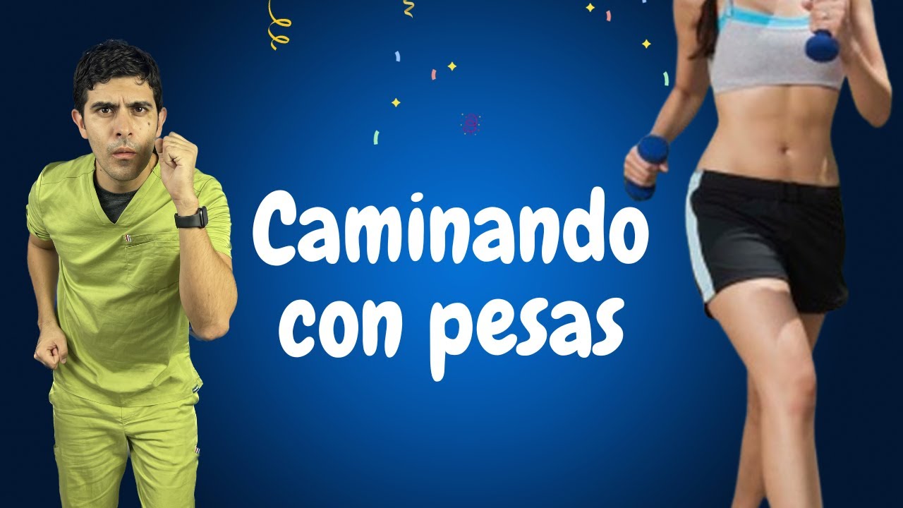 CAMINANDO CON PESASO para tener  brazos y piernas fuertes