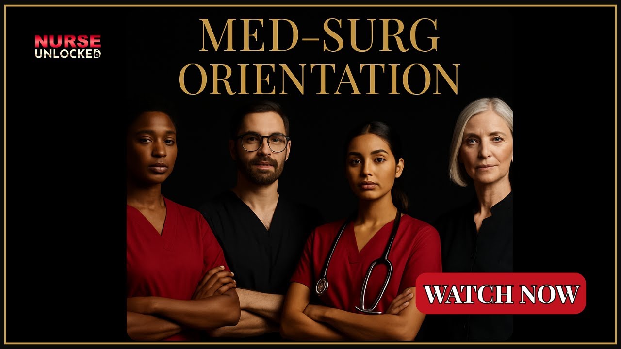 Med Surg Orientation Part 3