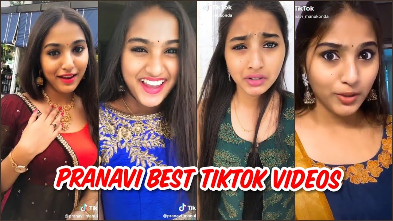 Pranavi manukonda best tiktok videos