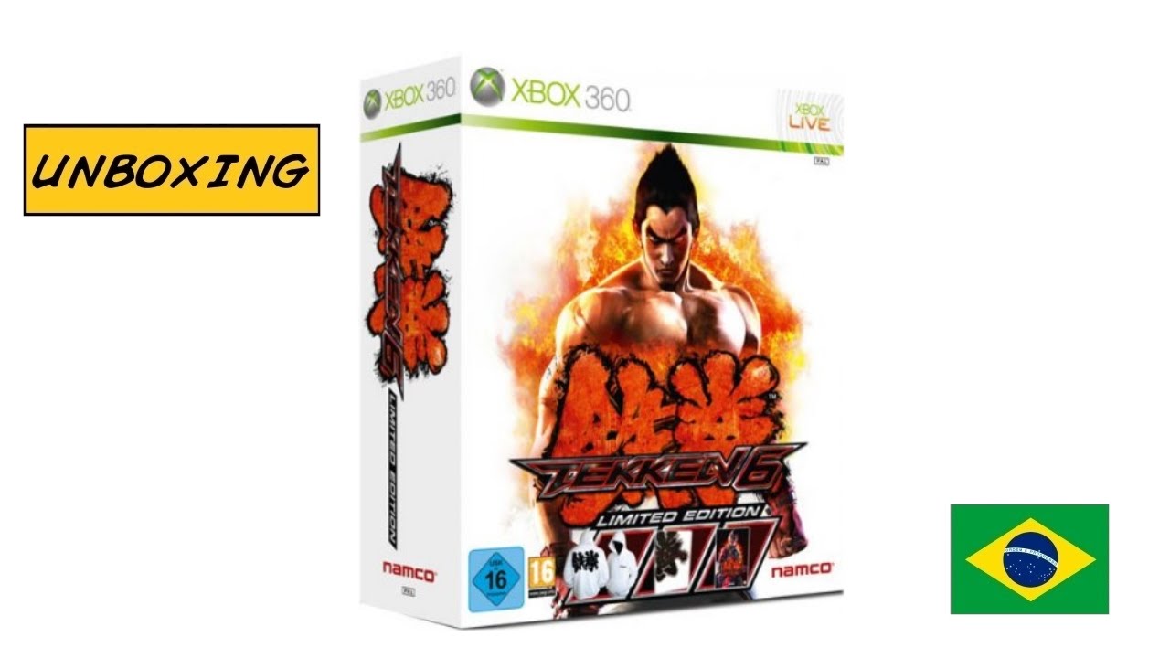 [Unboxing] Xbox 360 Tekken 6 Limited Edition Ver. Europa PT-BR