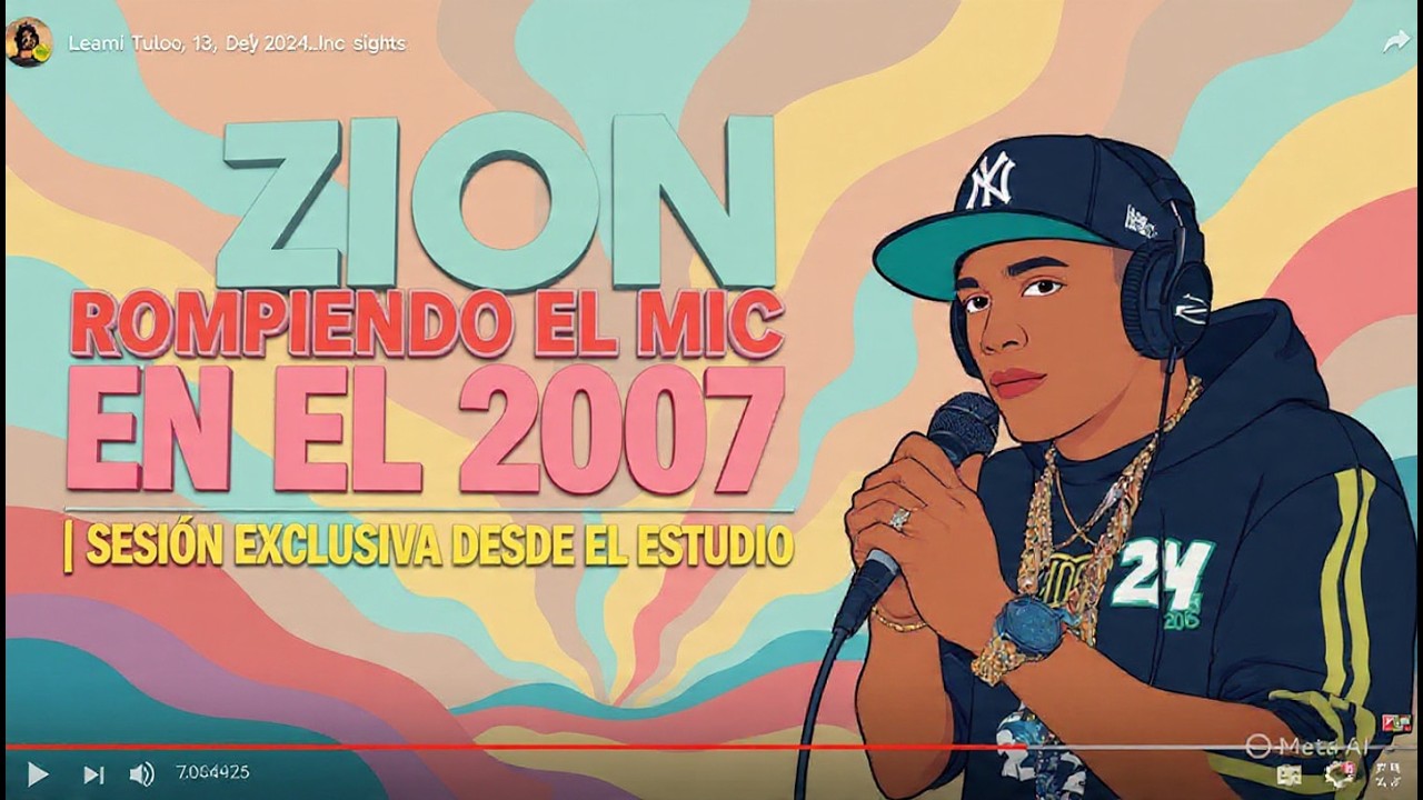 🔥 Zion Rompiendo el Mic en el 2007 🎤 | Sesión Exclusiva desde el Estudio