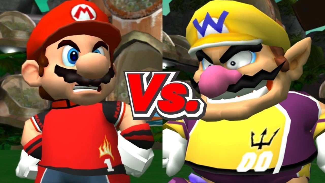 Super Mario Strikers - Mario/Hammer Bros Vs. Wario/Hammer Bros