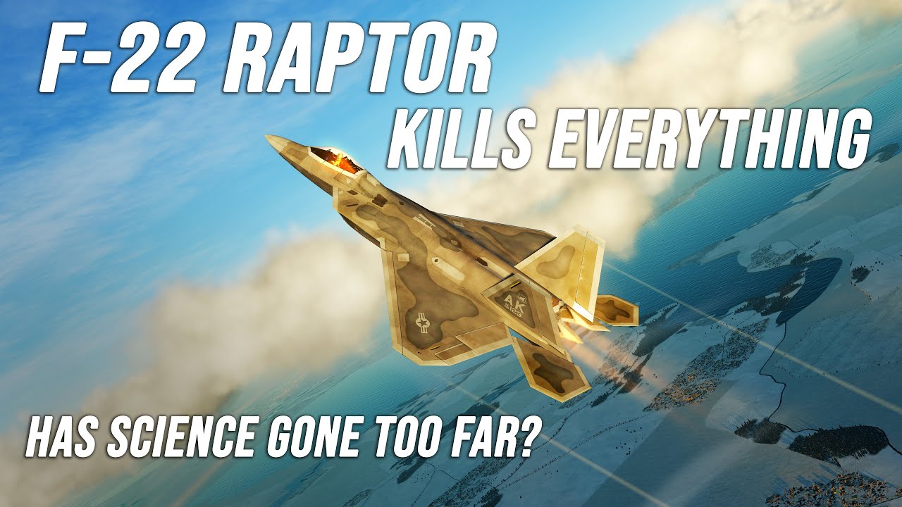 Воздушное господство F-22 Raptor | Коллекция скрытных убийств | DCS | PvP