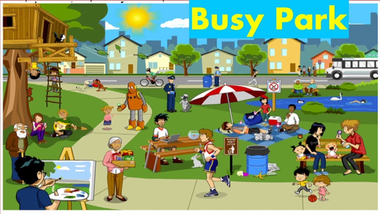 CELPIP Speaking Part 4: CLB 7-9 Analysis: Busy park
