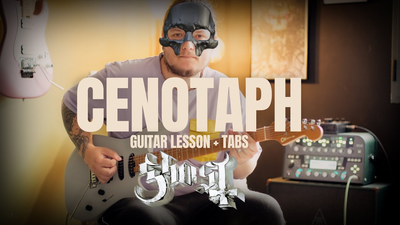 Cenotaph - GHOST | GUITAR LESON + TAB #cover #metal #kemper
