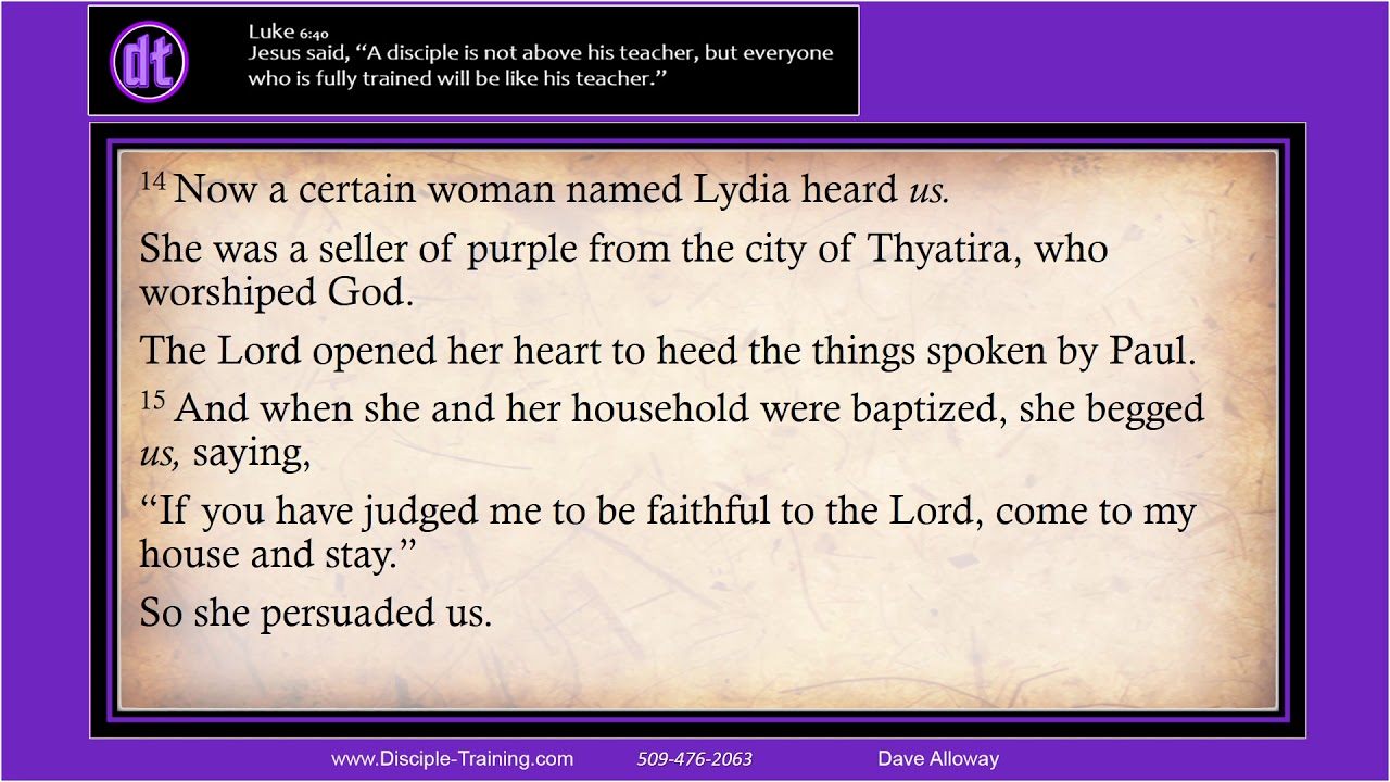 Acts 16 Timothy Joins Paul and Silas