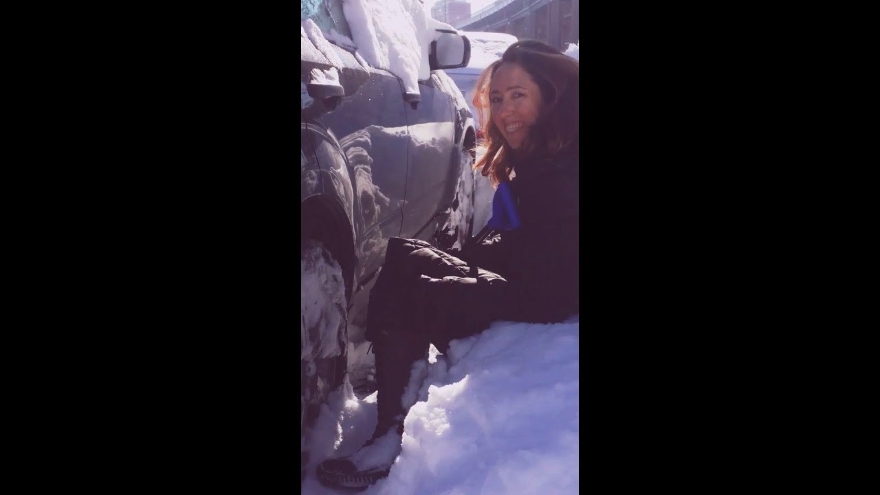 Shoveling out the car after #blizzard2016