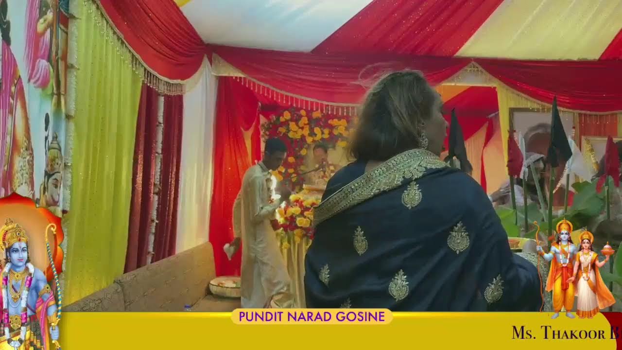 Ms. Thakoor Bridgelal and Family hosts Ramayan Yajna in Gandhi Village