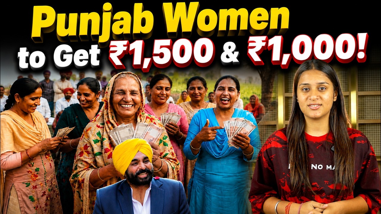 Big News for Punjab Women! ₹1,500 & ₹1,000 Monthly Financial Aid from July 1