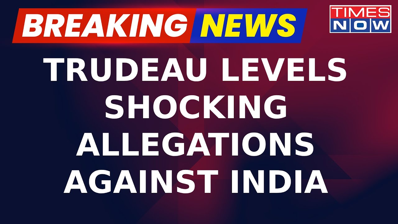 Breaking News | Justin Trudeau Reacts To Hardeep Nijjar's Death, Suspects 'Indian Hand' Behind