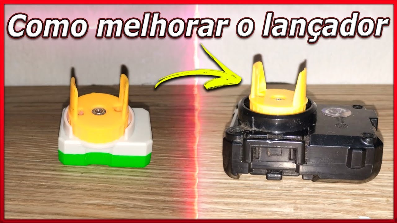 Como melhorar em 100% os lançadores de BakutenShoot  - Beyblade pirata #beyblade