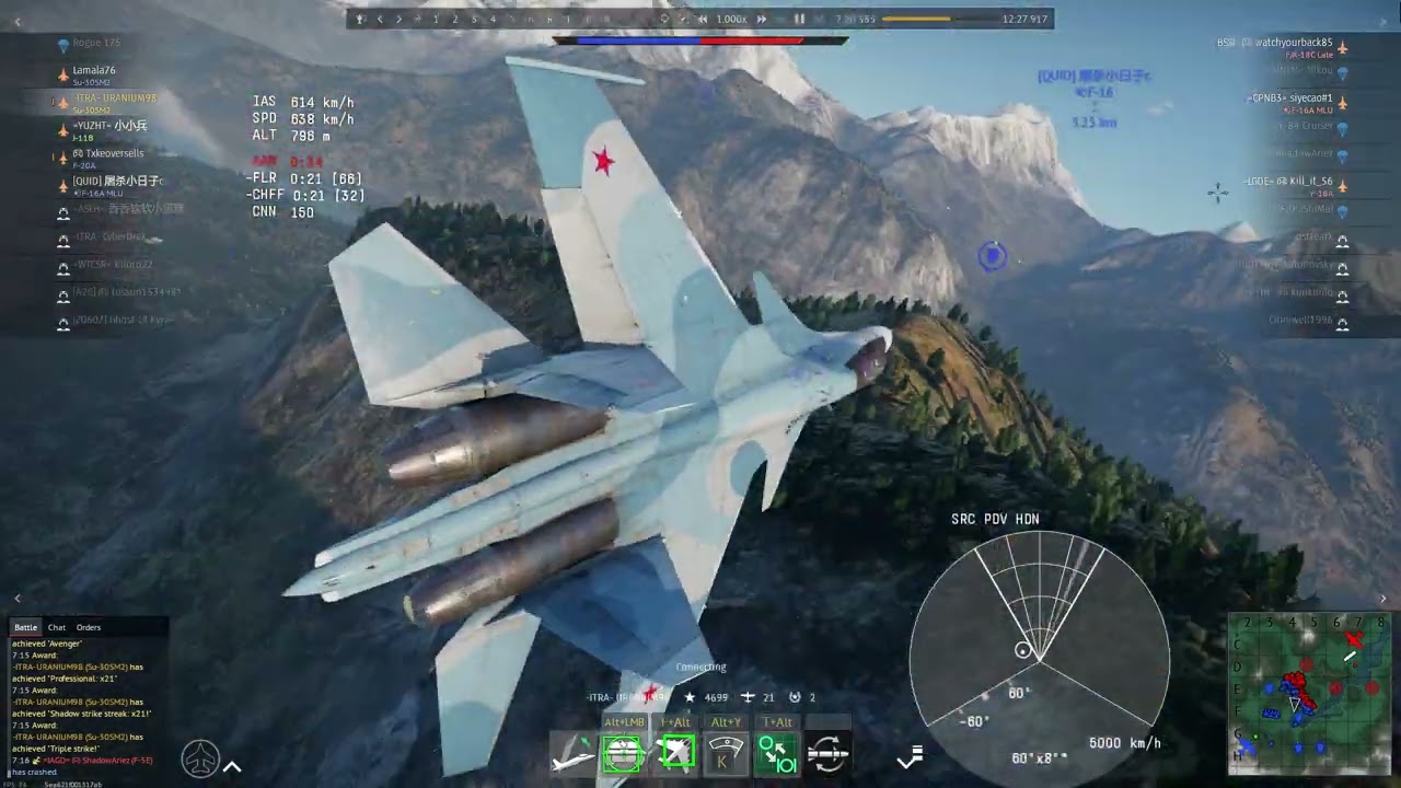 Carry~ (Su-30SM2 31킬 2어시 0데스)