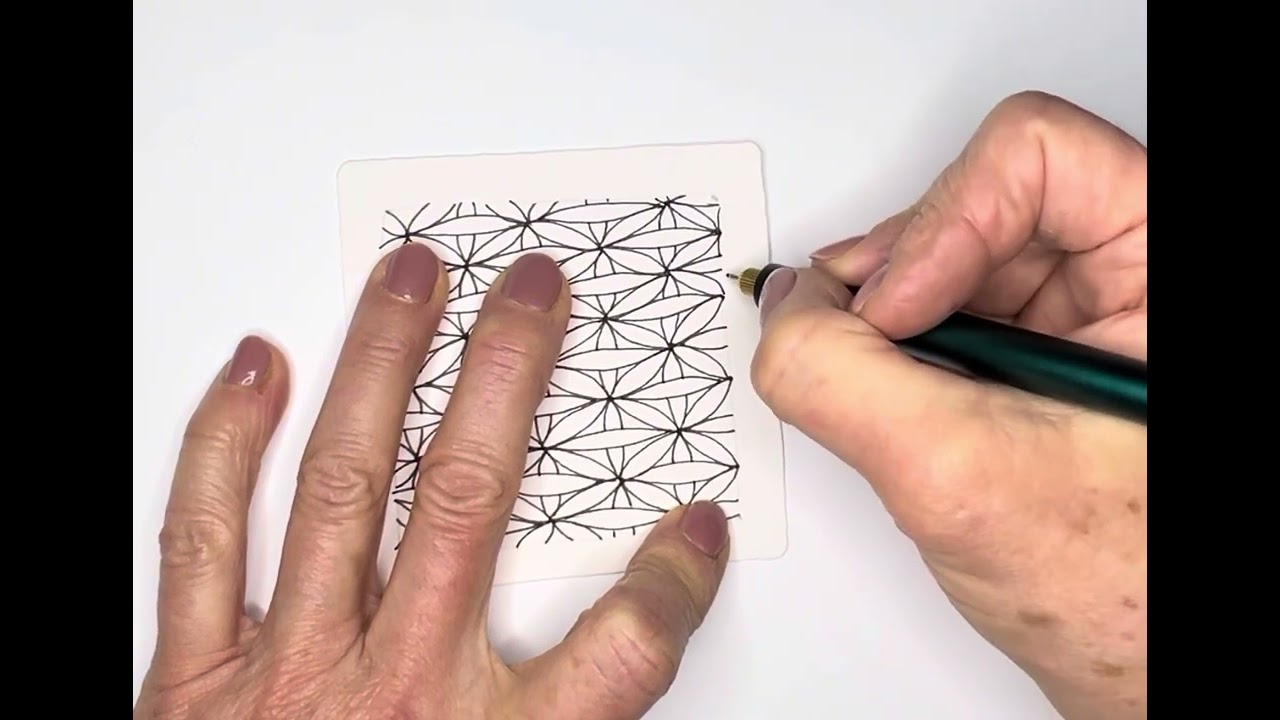 Как нарисовать #Файф с помощью Zentangle HQ