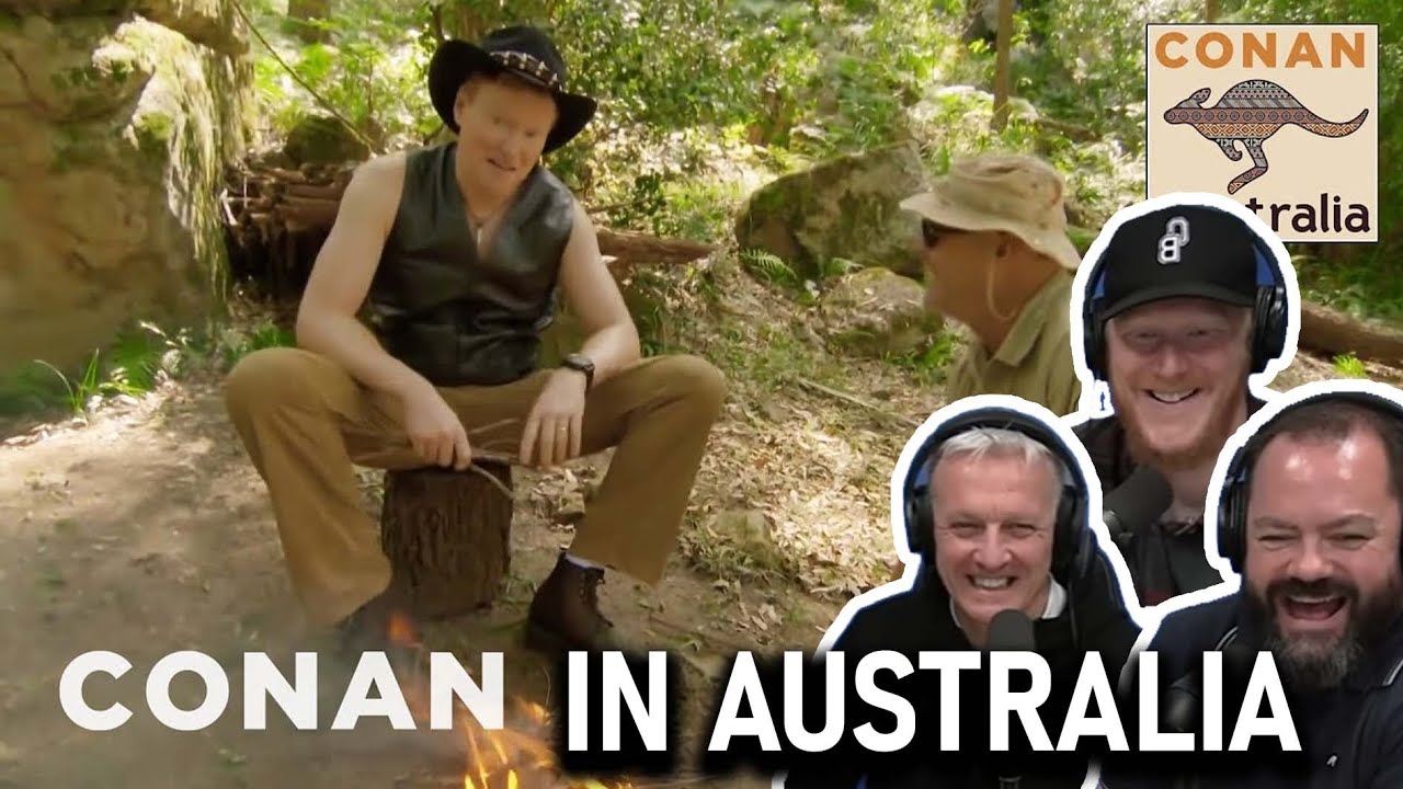 Conan Learns How To Survive In The Australian Bush REACTION | OFFICE BLOKES REACT!!
