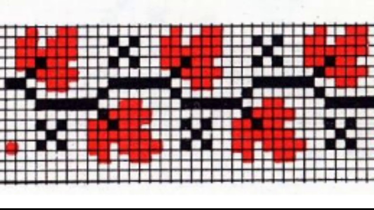 Gamusha flower design