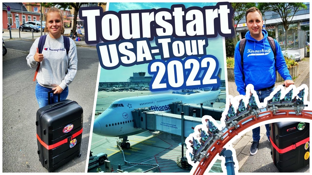 Wir fliegen in die USA - Zum Achterbahn fahren! 🤩 | Sommer Tour 2022 | Teil 1