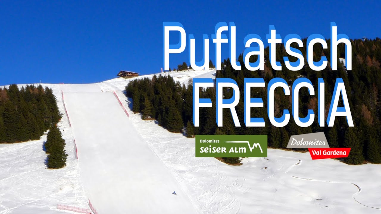 Pista Puflatsch Freccia: la nera del Bullaccia #alpedisiusi #seiseralm #dolomitisuperski #skislopes