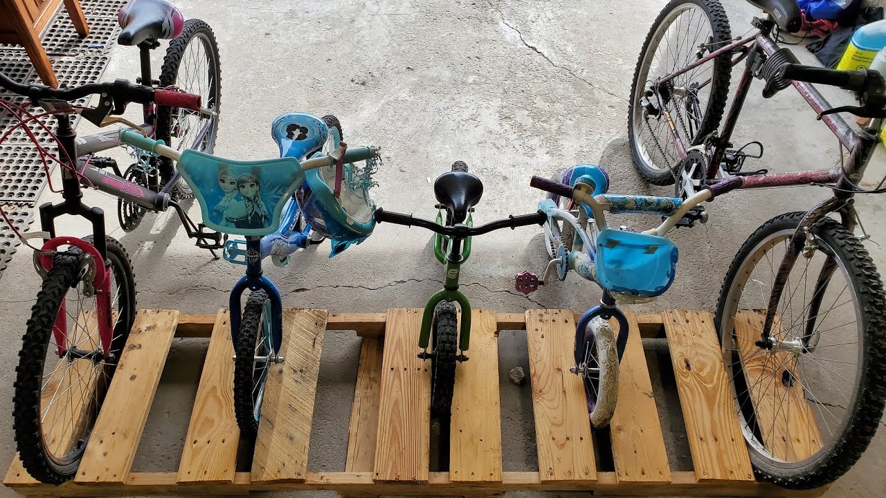 Building a Simple Pallet Bike Rack