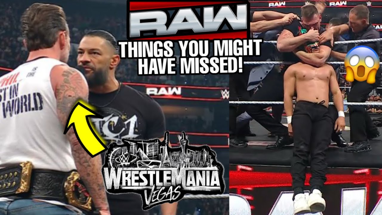 ROMAN REIGNS CHOOSES CM PUNK! GUNTHER GOES TO FAR! BRON BREAKKER SNAPS! WWE RAW