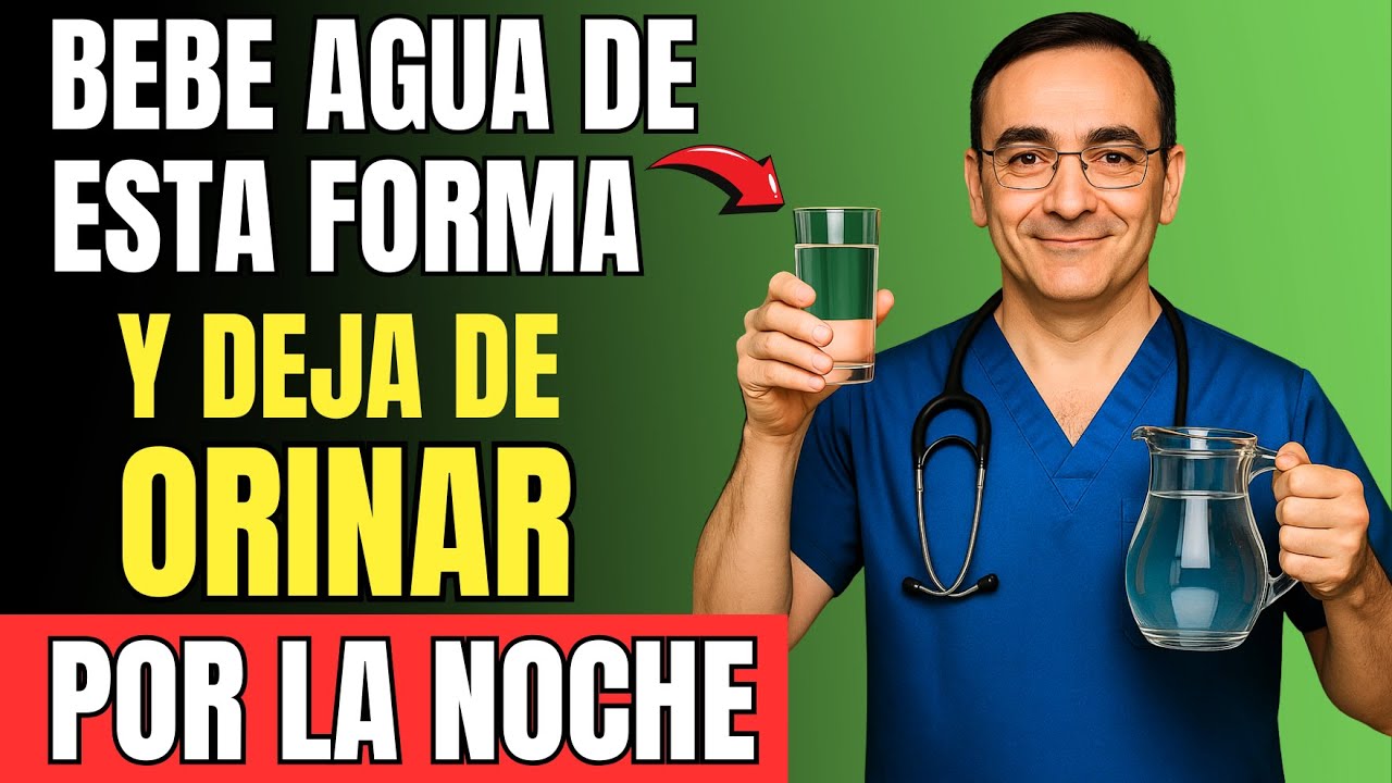 URÓLOGO REVELA: Cómo beber AGUA para NO DESPERTARTE por la noche