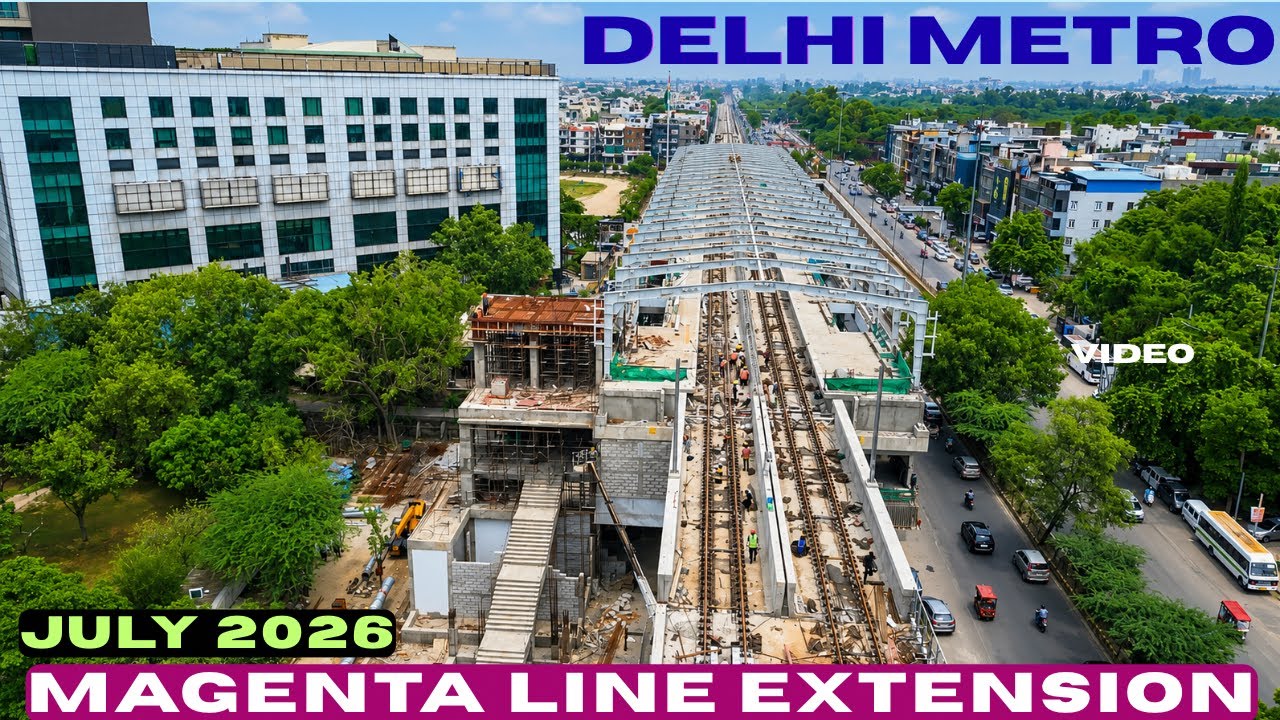 Delhi Metro | Magenta Line Extension | Steady Progress