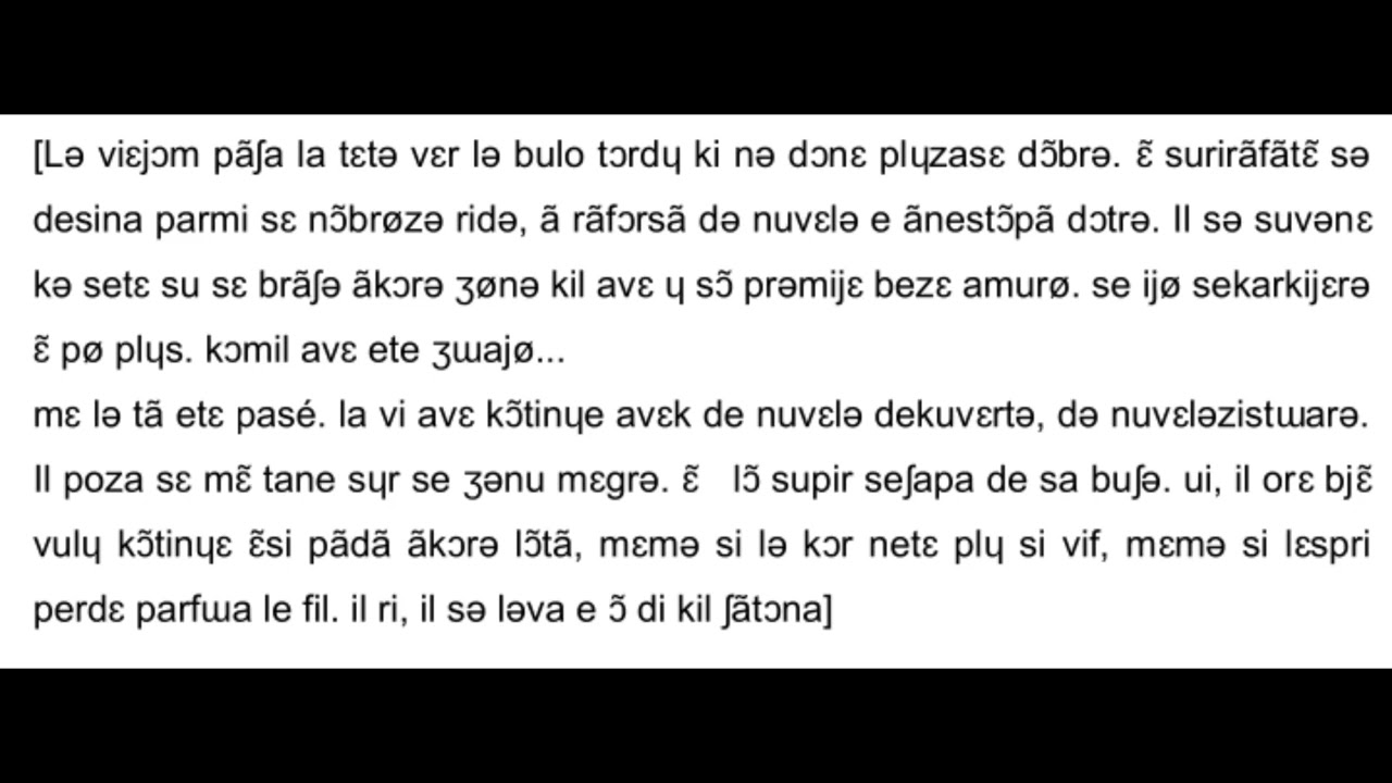 Dict&eacute;e 3 Texte Lu